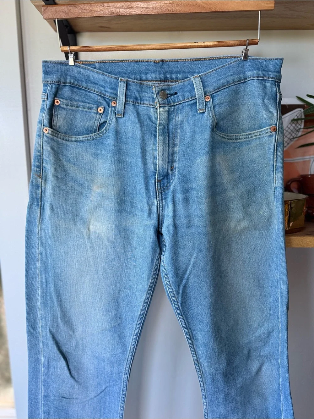 Levi's 527 Bootcut Light Blue Denim Bootcut Jeans Size 34 x 34